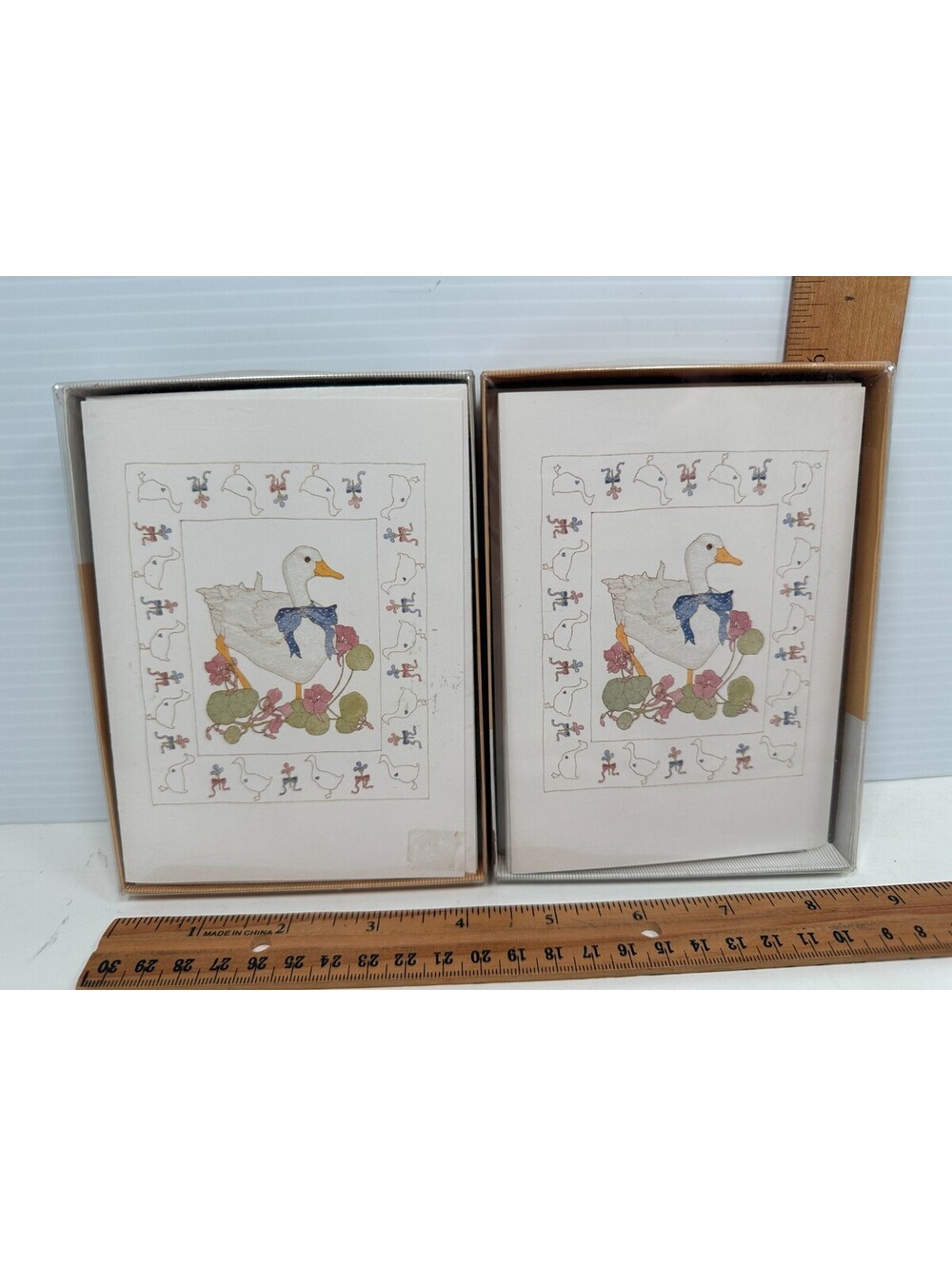 Vintage Goose Stationery Set Creative Papers Gibson Cards/Envelopes 19 Cards NOS